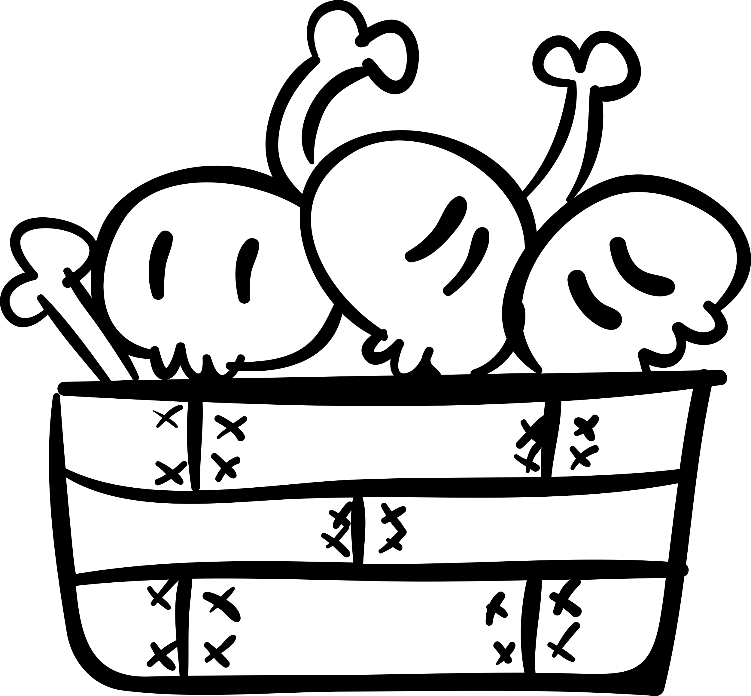Halloween Drawer Full Of Bones And Skulls Stack Laser Cut Svg File Free Vectors